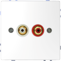 Gniazdo audio, Merten, system D, biały lotos | MEG4350-6035 Schneider Electric