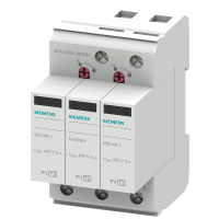 Odgromnik T2 UC 600V DC Imaks 40kA odporność na zwarcie 2000A układ 2+V do izol. i uziem.system.PV | 5SD7483-0KK01 Siemens