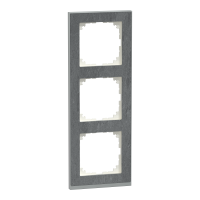 RAMKA 3-KR M-PURE DECOR ŁUPEK/ALUM. | MEG4030-3669 Schneider Electric