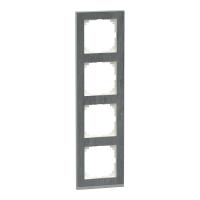 RAMKA 4-KR M-PURE DECOR ŁUPEK/ALUM. | MEG4040-3669 Schneider Electric