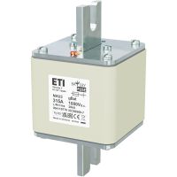 Wkładka bezpiecznikowa (topikowa) NHU3 315A gBat 1000V DC Magazyny energii / Zaciski śrubowe U | 004110776 Eti