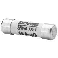 Wkładka bezpiecznika cylindrycznego, 8x32 mm, 16 A, gG, Un AC: 400 V, SENTRON | 3NW6305-1 Siemens