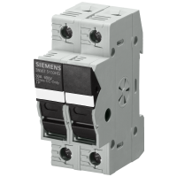 Uchwyt do bezpieczników, Class CC, 2-bieg., In: 30 A, Un AC: 600 V, SENTRON | 3NW7523-0HG Siemens