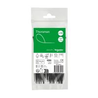 Opaska kablowa 120x2.5 mm (100 sztuk), Thorsman, czarna | IMT46404 Schneider Electric