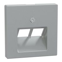 PŁYTKA CENT. GNIAZD 2XRJ45, ALU, SYS. M | 298060 Schneider Electric
