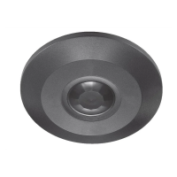 Czujnik ruchu 360st V-TAC natynkowy sufitowy slim 24mm czarny full black V-TAC VT-8027 | 3800170225381 LED EUROPE
