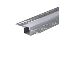 Profil do LED zestaw, ALU anodowany do gipsowania 125mm V-TAC 2mb klosz mleczny 15x15mm VT-8201 | 3800170211582 LED EUROPE