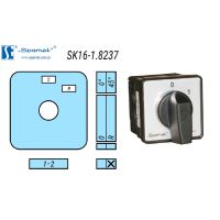 Łącznik krzywkowy SK16-1.8237/P03 0-R 16A, mocowany do pulpitu pokrętło czarne IP65 | SK16-1.8237/P03 0-R Spamel