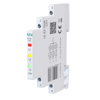 Lampki kontrolne LK-BZ-703K 3×230V+N żółta-czerwona-zielona z zabezpieczeniem | LK-BZ-703K F&F