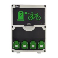 Stacja do ładowania rowerów elektrycznych 4x230V 2137 | DV-2137 Doktorvolt