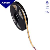 Taśma LED rolka 5m 12 DC LCOB 8W/M 12 IP65-CW barwa chłodnobiała 6500K 1m = 760Lm Ra90 gw. lat 3  | 38910 Kanlux