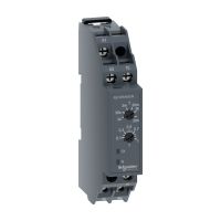 Przekaźnik czasowy, funkcja opóźnienia załączenia, 24 V AC DC, 240 V AC, 1 CO, Harmony | RE10RAMUN Schneider Electric