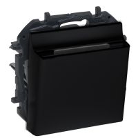 Łącznik hotelowy mechaniczny, czarny, NILOE STEP | 863546B Legrand