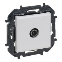 Gniazdo TV, końcowe do instalacji typu gwiazda, 1,5 dB, białe, NILOE STEP | 863174B Legrand