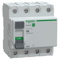 Wyłącznik różnicowoprądowy 4P 40A 30mA typ A, Easy9 Pro EZ9R-40-4-30-A | EZ9R49440 Schneider Electric