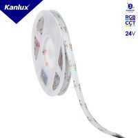 Taśma LED 24V  LCOB21W/M24IP00RGBCCT 680lm/m RGB + 3000-6100K Ra90 rolka 5mb 3 lata gw.   | 38915 Kanlux