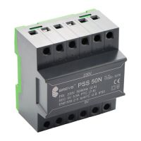 Transformator 1-fazowy modułowy bezpieczeństwa PSS  50N 230/  9V , na szynę DIN, IP20, Ta 40 | 17000-1076 Breve-Tufvassons