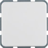 Gniazdo SCHUKO z pokrywą, biały, p/t, IP44  | WWS1111PW Hager
