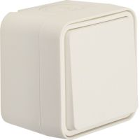 Łącznik uniwersalny, kompletny, IP55, biały, W.1 | WNC001B Hager