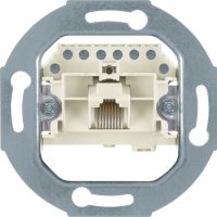 Mechanizm gniazda telefonicznego UAE 1-kr (RJ11, RJ12, RJ45) kat. 3, one.platform  | WDF4107W1 Hager