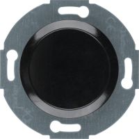 Zaślepka z płytką czołową, czarny, Serie 1930/Glas | WTF1001BG Hager