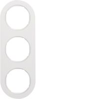 Ramka 3-krotna, biały, połysk, R.classic | WLD9300WG Hager