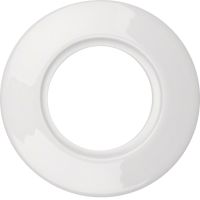 Ramka 1-krotna porcelanowa, biała, Serie 1930 | WTD3100PWG Hager