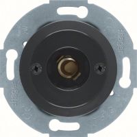 Łącznik i sygnalizator świetlny E10 z elementem centr., czarny, Serie 1930/Glas | WTE5182BG Hager