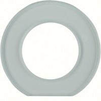 Ramka końcowa szklana, jasny, Serie Glas  | WTD7171GT Hager