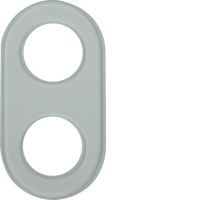 Ramka szklana 2-krotna, jasny, Serie Glas | WTD7200GT Hager