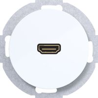 Gniazdo HDMI z przyłączem 90° biały, R.x | WLF4380WG Hager