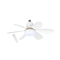 Wentylator sufitowy LED E27 28W (15W+13W) 1500LM, CCT, 38dB | VBUF013 BestService