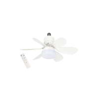 Wentylator sufitowy LED E27 24W (12W+12W) 1200LM, CCT, 38dB | VBUF012 BestService
