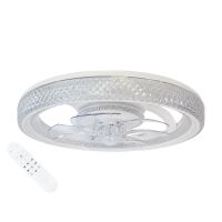 Wentylator sufitowy CRYSTAL 35W (20W+15W) 2000LM, 15m2, CCT, 40dB | VRFO12W BestService