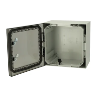 Szafka ARCA 505021T No MP 500x500x210 drzwi przezroczyste z zamkiem, bez płyty montażowej IP66, IK09 | 8121032N Fibox