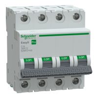 Wyłącznik nadprądowy 4P C 16A 6kA, Easy9 Pro EZ9F-C16-4 | EZ9F57416 Schneider Electric