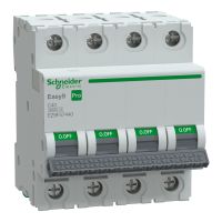 Wyłącznik nadprądowy 4P C 40A 6kA, Easy9 Pro EZ9F-C40-4 | EZ9F57440 Schneider Electric