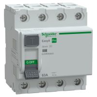 Wyłącznik różnicowoprądowy 4P 63A 30mA typ A, Easy9 Pro EZ9R-63-4-30-A | EZ9R49463 Schneider Electric