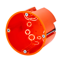 Puszka instalacyjna p/t E117 fi68mm, d=62mm, pomarańczowa | 7350165 F-Tronic