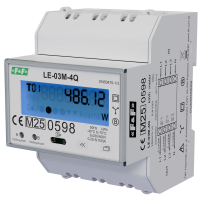 Licznik energii elektrycznej 3-fazowy, 2-kierunkowy, 4-kwadrantowy | LE-03M-4Q F&F