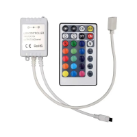 Sterownik taśm V-TAC LED RGBW CCT 12V/24V podczerwień 28 przycisków VT-2428 | 3800157681612 LED EUROPE