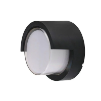 Oprawa ścienna V-TAC 7W LED czarna okrągła IP65 VT-831 3000K 610lm | 3800157678810 LED EUROPE