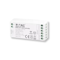 Kontroler sterownik ściemniacz V-TAC RGBW 12A/MAX 12V-144W 24V-288W VT-2434 | 3800157684767 LED EUROPE