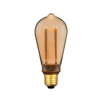 Żarówka LED V-TAC 4W edison retro E27 vintage ST64 bursztyn VT-2185 1800K 200lm | 3800157684125 LED EUROPE