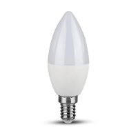 Żarówka LED V-TAC SAMSUNG CHIP 5.5W E14 świeczka ściemnialna VT-293D 4000K 470lm 5 lat gwarancji | 3800157676465 LED EUROPE
