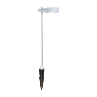 Oprawa ogrodowa słupek LED V-TAC 2-funkcje 6W IP65 100cm biała VT-11107 3000K 520lm | 3800157693059 LED EUROPE