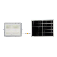 Naświetlacz LED solarny V-TAC 20W pilot auto timer IP65 biały VT-180W-W 4000K 1800lm | 3800170200753 LED EUROPE