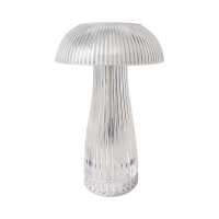 Lampka stołowa nocna V-TAC 1W LED 25cm ładowanie USB ściemnianie przezroczysta VT-1040 3000K-6000K 5 | 3800170202108 LED EUROPE