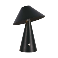 Lampka stołowa nocna V-TAC 3W LED 24cm ładowanie USB ściemnianie czarna VT-1051 3000K-6000K 200lm | 3800170202269 LED EUROPE