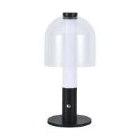 Lampka stołowa nocna V-TAC 2W LED 30cm ładowanie USB ściemnianie czarna VT-1056 3000K 100lm | 3800170202320 LED EUROPE